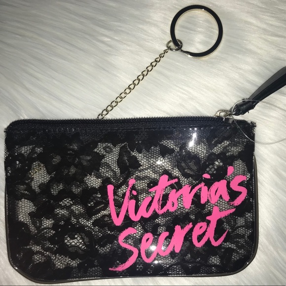 Victoria's Secret Accessories - 🆕 Victoria’s Secret zip Pouch lace design
